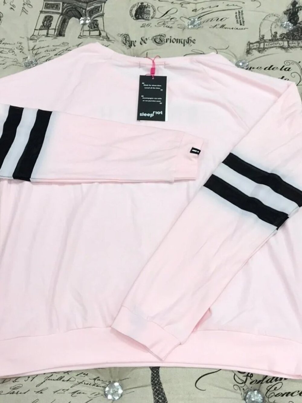 Sleep Riot Long Sleeve Top Pyjama - Picture 4 of 7